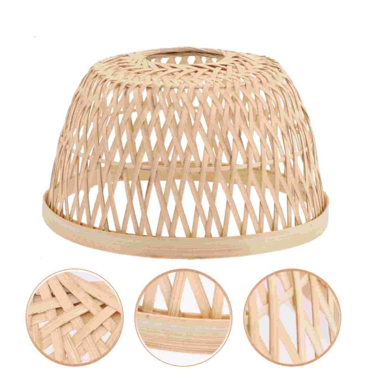 Abat-jour Suspendu Bohémien En Rotin Imitation (27,5 Cm) - Tressé, Pour Salon Ou Restaurant