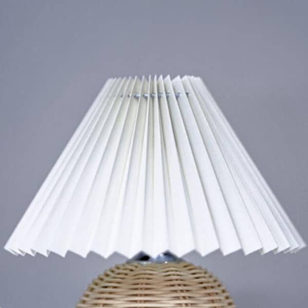 Lampe de chevet en rotin LED blanche lampe de chevet en rotin led blanche 5