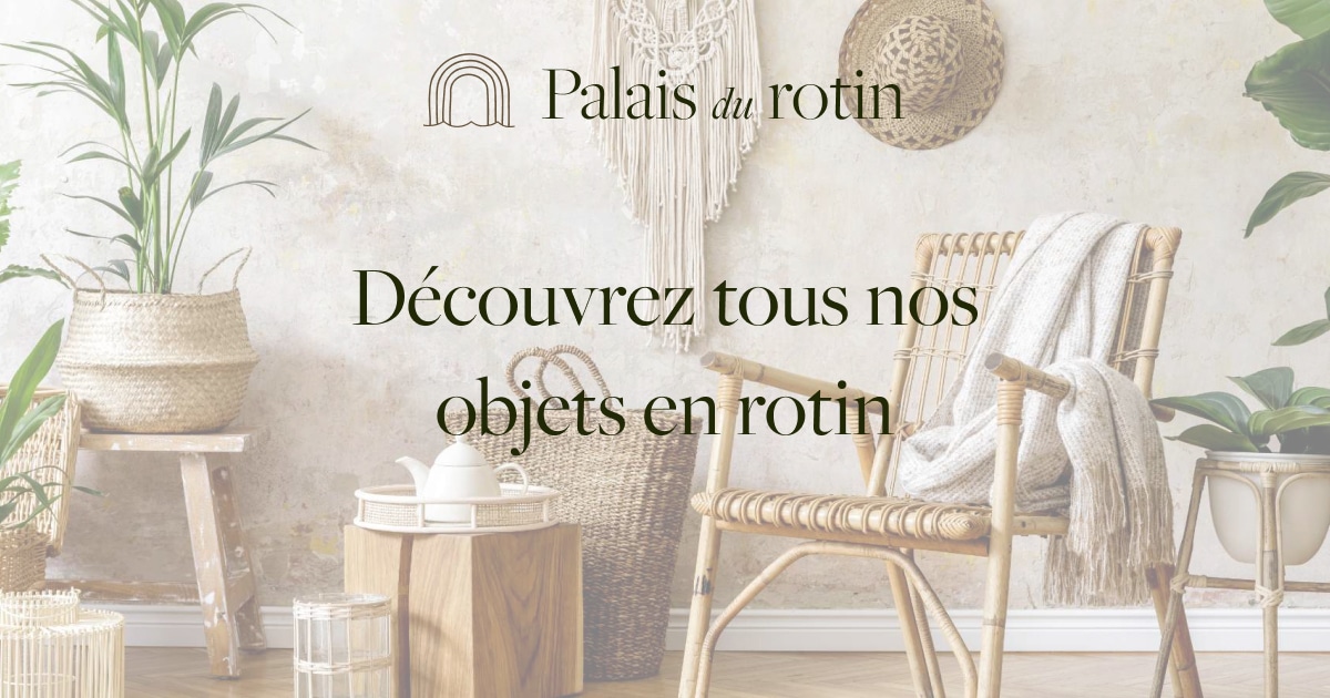 Coffre à jouet en rotin bleu façon valise rétro • Le palais du rotin