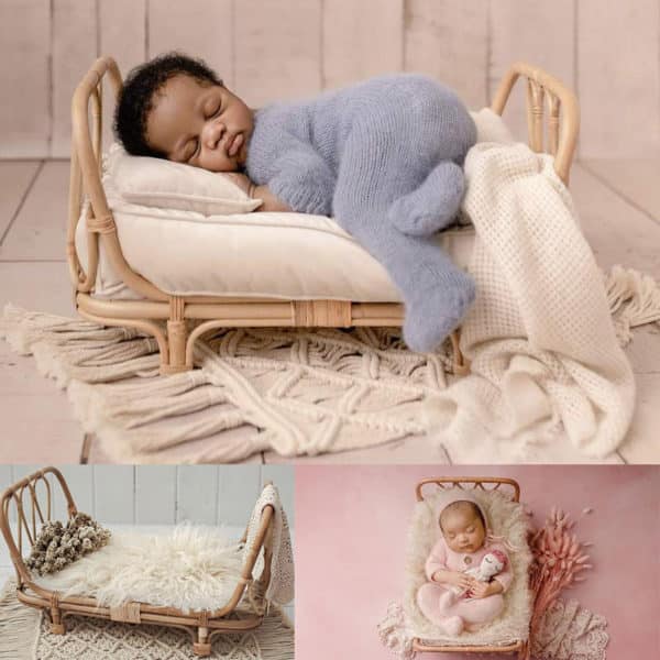 Petit lit bébé en rotin ajouré petit lit bebe en rotin ajoure 3