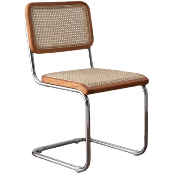 Chaise en Rotin Ergonomique de Style Moderne