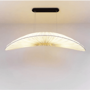 Luminaire Effet Paille Luxueux et Tricoté à la Main sur fond gris