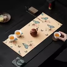 Set de Table Bambou à Motifs de Papillons Set de Table Bambou à Motifs de Papillons