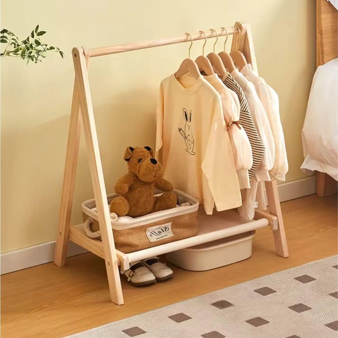 Portant Bois Pliable et Moderne Portant Bois Pliable et Moderne