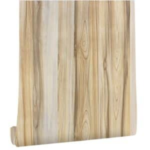 Papier Peint Bambou Adhésif sur fond blanc