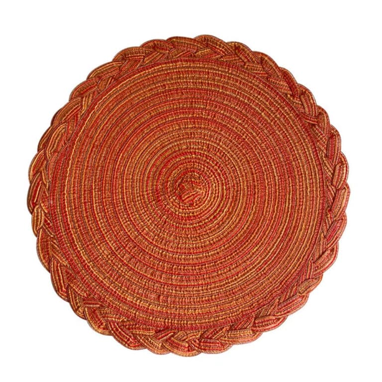 Lot De 4 Sets De Table Boho Mandala 45x32cm - Lin Résistant à L'Eau Ethnique Style Bohème